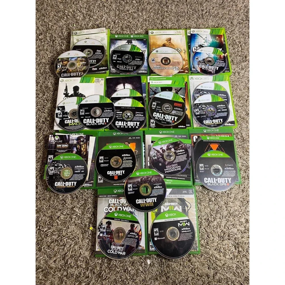 Call of duty collection lot ( Xbox 17 game set) 360 one Series X